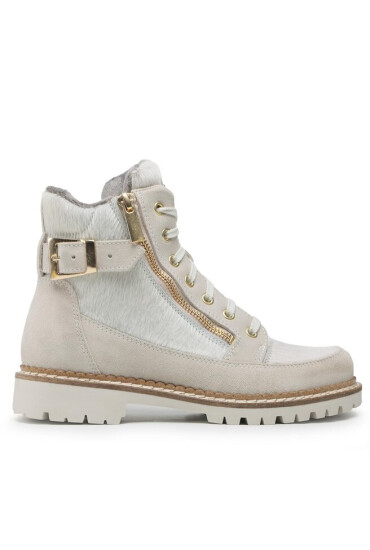 New Italia Shoes Боти 1615408/6 Natural White - Mera.bg