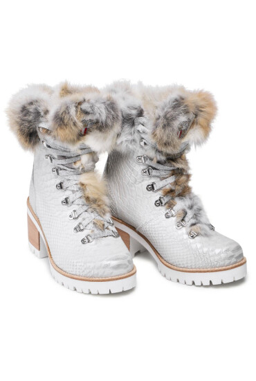 New Italia Shoes Боти 2015471/1 Milky/White - Mera.bg
