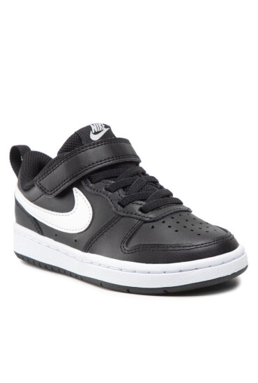 Nike Обувки Court Borough Low 2 (PSV) BQ5451 002 Black/White - Mera.bg