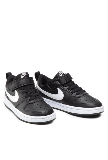 Nike Обувки Court Borough Low 2 (PSV) BQ5451 002 Black/White - Mera.bg