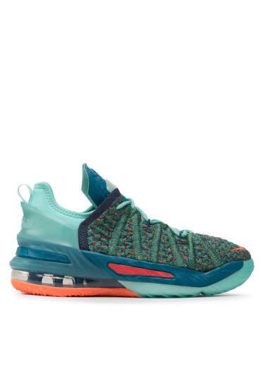 Nike Обувки Lebron XVIII (Gs) CW2760 300 Green Abyss/Hyper Crimson - Mera.bg