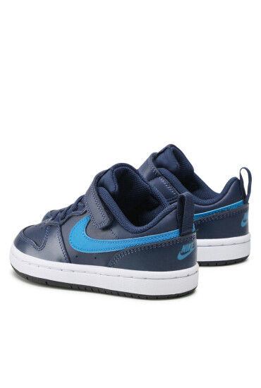 Nike Обувки Court Borough Low 2 (PSV) BQ5451 403 Midnight Navy/Imperial Blue - Mera.bg