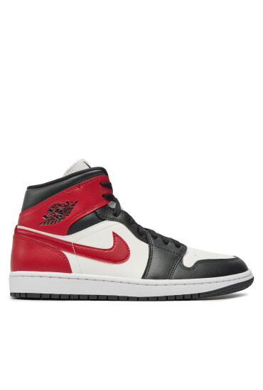 Nike Обувки Air Jordan 1 Mid BQ6472 160 Sail/Gym Red/Off Noir/White - Mera.bg