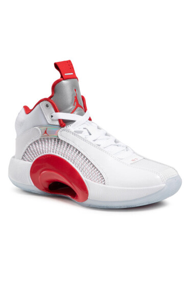 Nike Обувки Air Jordan XXXV (Gs) CQ9433 100 White/Fire Red/Metallic Silver - Mera.bg