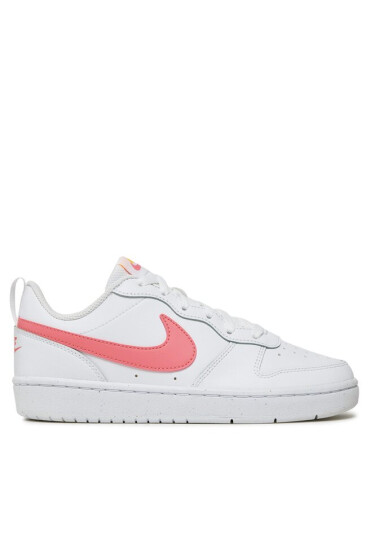 Nike Обувки Court Borough Low 2 (GS) BQ5448 124 White/Coral Chalk/ Laser Orange - Mera.bg