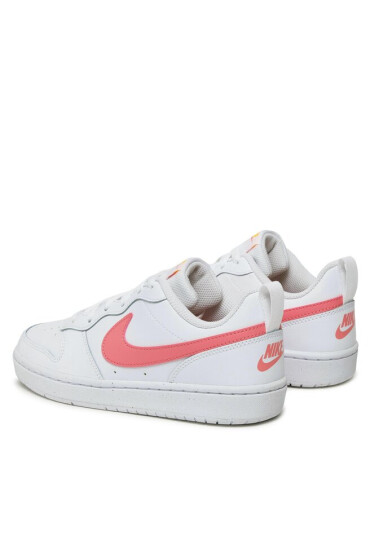 Nike Обувки Court Borough Low 2 (GS) BQ5448 124 White/Coral Chalk/ Laser Orange - Mera.bg