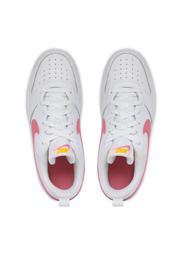 Nike Обувки Court Borough Low 2 (GS) BQ5448 124 White/Coral Chalk/ Laser Orange - Mera.bg