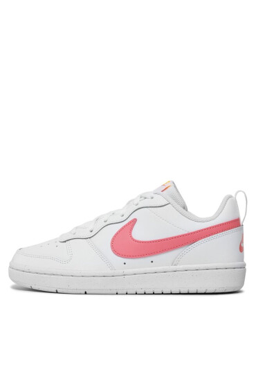 Nike Обувки Court Borough Low 2 (GS) BQ5448 124 White/Coral Chalk/ Laser Orange - Mera.bg