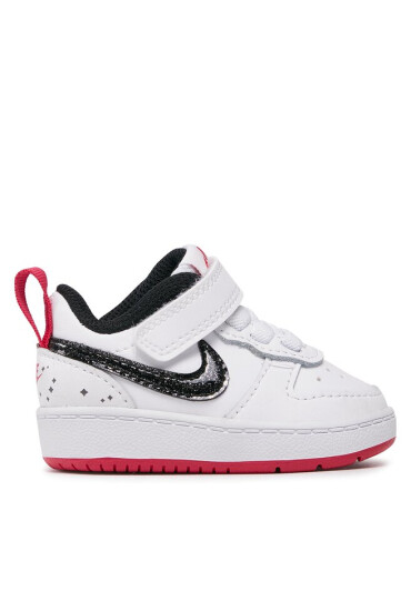 Nike Обувки Court Borough Low 2 Se (TDV) DM0112 100 White/Black/Very Berry - Mera.bg