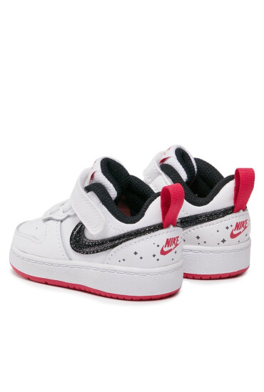 Nike Обувки Court Borough Low 2 Se (TDV) DM0112 100 White/Black/Very Berry - Mera.bg
