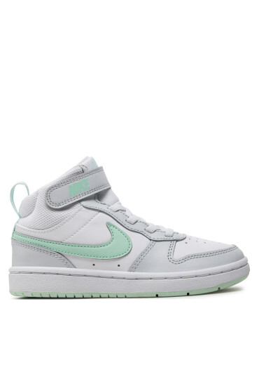 Nike Сникърси Court Borough Mid 2 (PSV) CD7783 011 Бял - Mera.bg