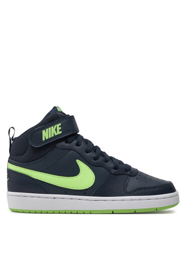 Nike Сникърси Court Borough Mid 2 (GS) CD7782 403 Тъмносин - Mera.bg