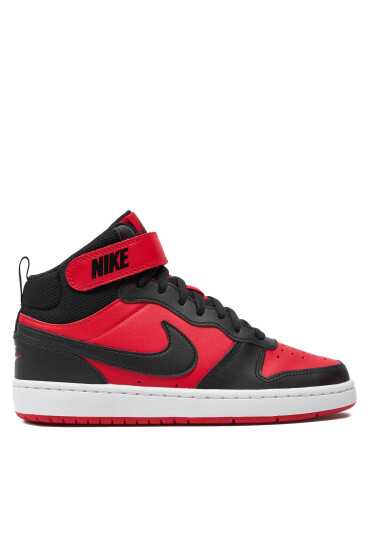 Nike Сникърси Court Borough Mid 2 (Gs) CD7782 602 Черен - Mera.bg