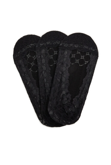 Nine West Чорапи тип терлици LA_NW_4WB_005_SS25 (3-PACK) BLACK Черен - Mera.bg