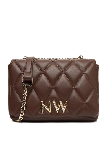 Nine West Дамска чанта CEO-CHARLOTTE-I-S22558 Кафяв - Mera.bg