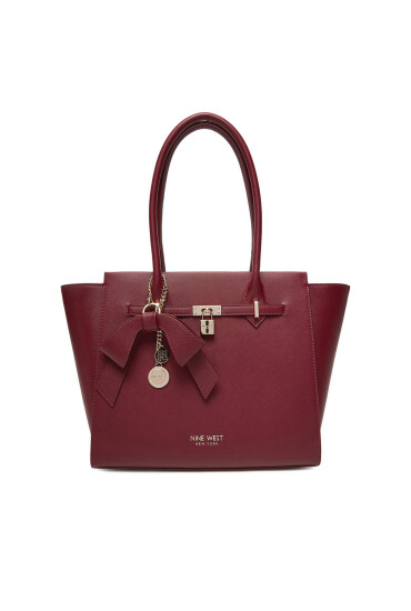 Nine West Дамска чанта CEO-Chelsea-Charm-III-LX10186 Бордо - Mera.bg