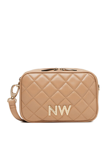 Nine West Дамска чанта CEO-Greenwich-Glam-LX7669 Бежов - Mera.bg