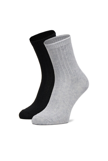 Nine West Дълги чорапи CEO_AS_NW_08_W_AW25 (2 PACK) Черен - Mera.bg