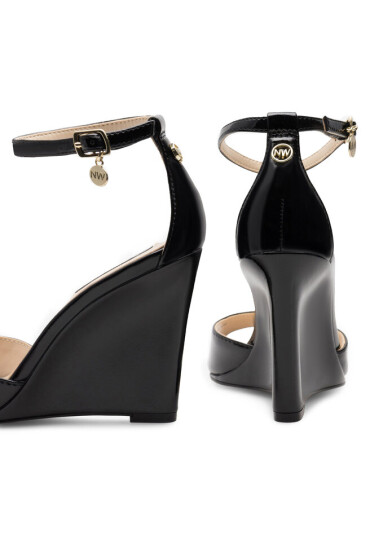 Nine West Сандали ALAYNA FF-2155 Черен - Mera.bg