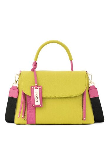 Nobo Дамска чанта NBAG-N3100-CM08 Limonkowy z Różowym - Mera.bg