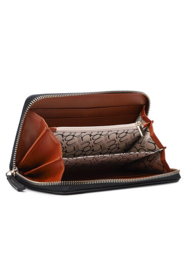 Nobo Голям дамски портфейл NPUR-H0061-CM17 Brązowy - Mera.bg