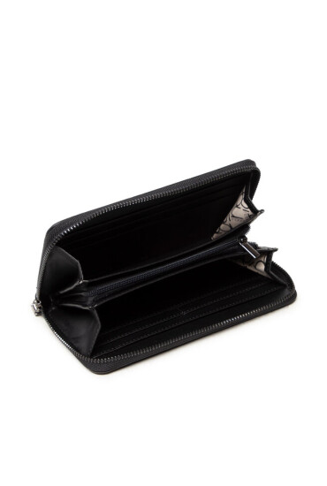 Nobo Голям дамски портфейл NPUR-0370-C020 Черен - Mera.bg