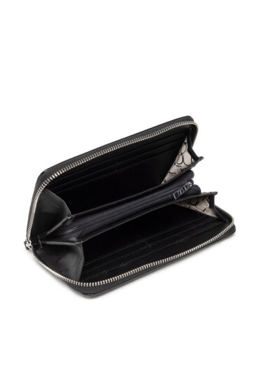 Nobo Голям дамски портфейл NPUR-L1020-C020 Черен - Mera.bg