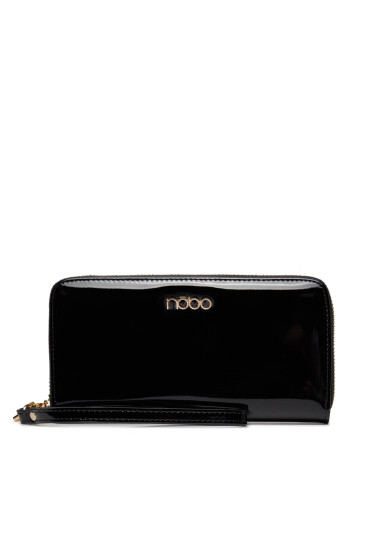 Nobo Голям дамски портфейл NPUR-LR0050-C020 Черен - Mera.bg