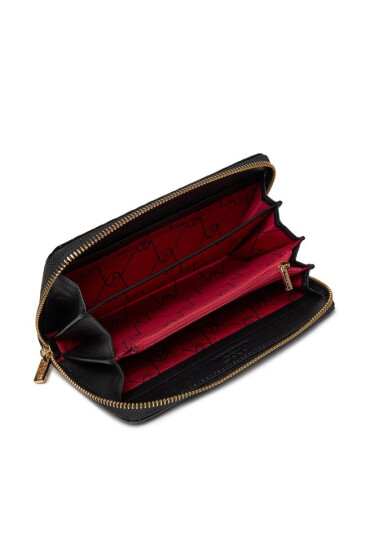 Nobo Голям дамски портфейл NPUR-LR0052-C020 Черен - Mera.bg
