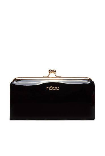 Nobo Голям дамски портфейл NPUR-LR0061-C020 Черен - Mera.bg