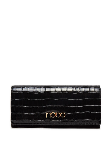 Nobo Голям дамски портфейл NPUR-LR0080-C020 Черен - Mera.bg