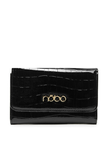 Nobo Голям дамски портфейл NPUR-R0071-C020 Czarny Krokodyl - Mera.bg