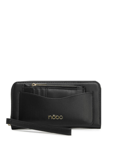 Nobo Голям дамски портфейл NPUR-R0080-C020 Черен - Mera.bg