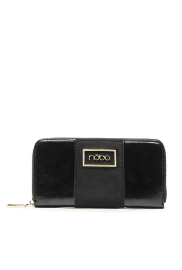 Nobo Голям дамски портфейл NPUR-R0090-C020 Черен - Mera.bg