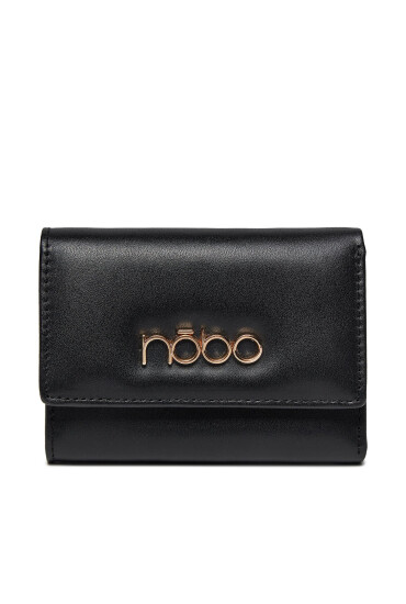 Nobo Малък дамски портфейл NPUR-LR0100-C020 Черен - Mera.bg