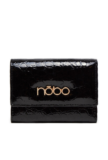 Nobo Малък дамски портфейл NPUR-LR0101-C020 Черен - Mera.bg