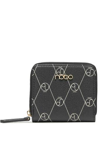Nobo Малък дамски портфейл NPUR-R0010-C020 Черен - Mera.bg