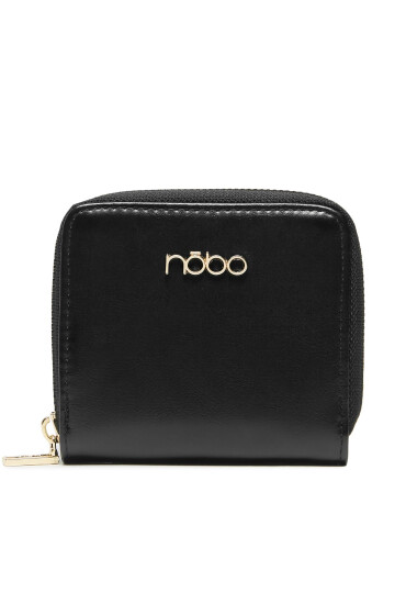 Nobo Малък дамски портфейл NPUR-R0012-C020 Черен - Mera.bg