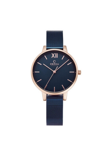 Obaku Часовник Liv V209LXVLML Navy/Rose Gold - Mera.bg