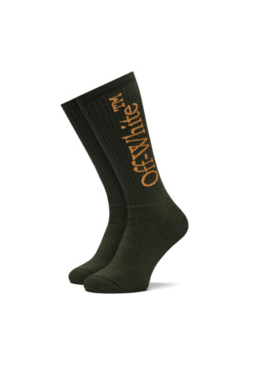 Off-White Дълги чорапи OMRA075S23KNI0015620 Зелен - Mera.bg