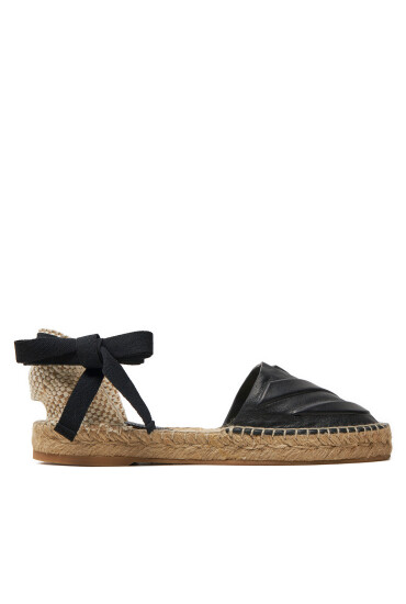 Off-White Еспадрили OWIB015S23LEA0011010 Черен - Mera.bg
