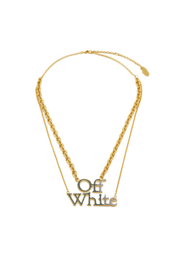 Off-White Колие OWOB097S23MET0028445 Златист - Mera.bg