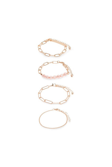 ONLY Комплект от 4 гривни 15300934 Gold Colour 4293039 - Mera.bg