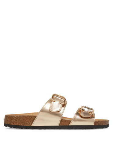 ONLY Shoes Чехли Onlmaxi-13 Pu Strap Buckle 15331392 Златист - Mera.bg