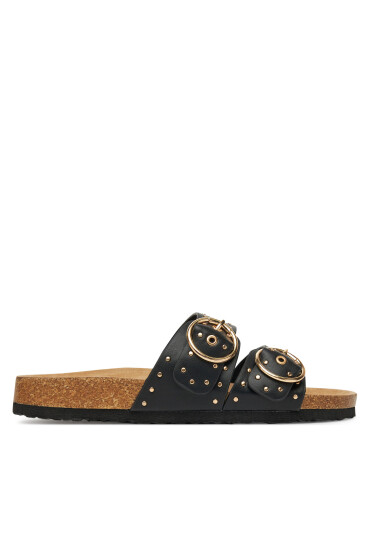 ONLY Shoes Чехли Onlmaxi-15 Pu Studs Buckle 15341190 Черен - Mera.bg