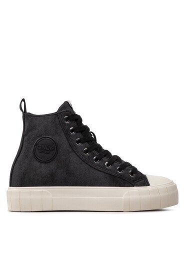 ONLY Shoes Кецове Onlivv-10 Pu High Sneaker 15272208 Black - Mera.bg