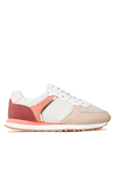 ONLY Shoes Сникърси Onlsahel-9 Mix 15253223 White/W. Rose/Beige - Mera.bg