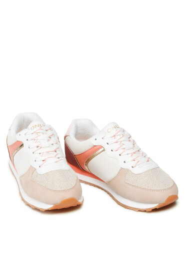 ONLY Shoes Сникърси Onlsahel-9 Mix 15253223 White/W. Rose/Beige - Mera.bg