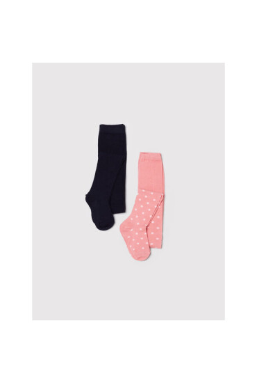 OVS Комплект 2 чифта чорапогащи 1341387 Blue/Pink 222 - Mera.bg
