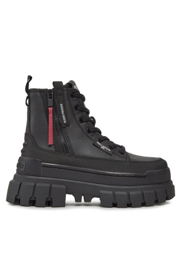 Palladium Туристически oбувки Revolt Boot Zip Lth 98859-001-M Black/Black 001 - Mera.bg